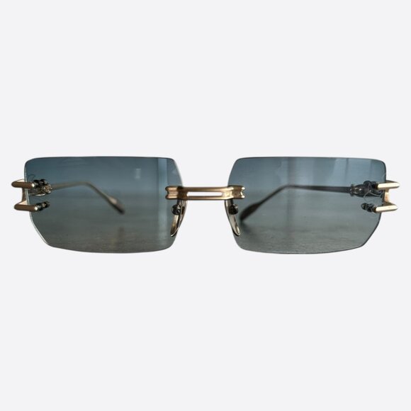 Chrome Hearts Gold Lordie Sunglasses - Picture 1 of 5